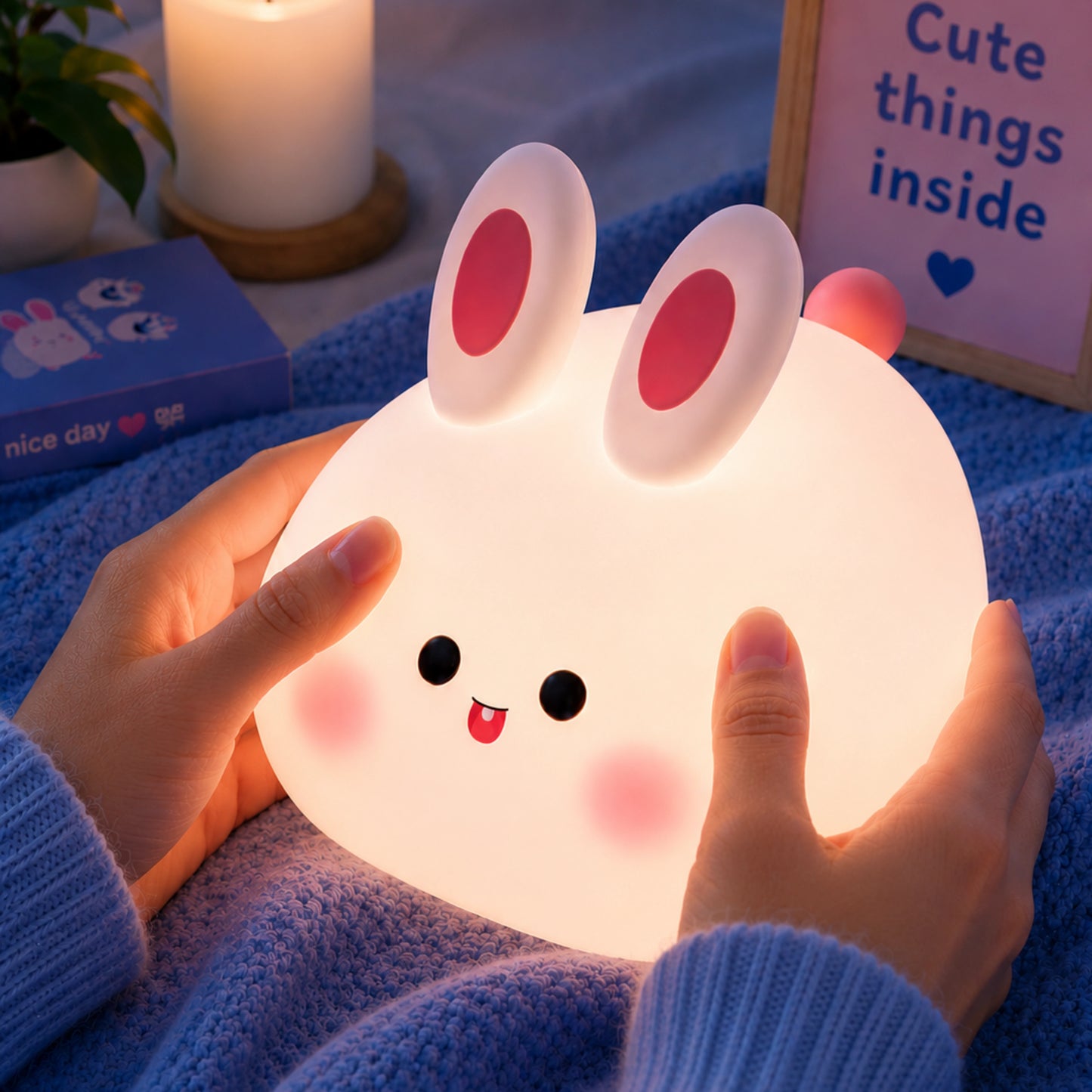 Silicon Rabbit Lamp