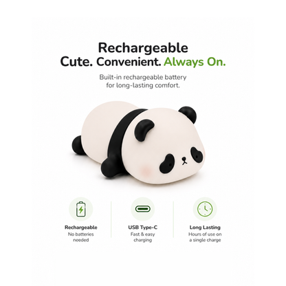 Soft Silicon Rechargeable Chubby Panda