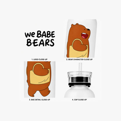 Bare Bears Panda Water Bottle 1000ml