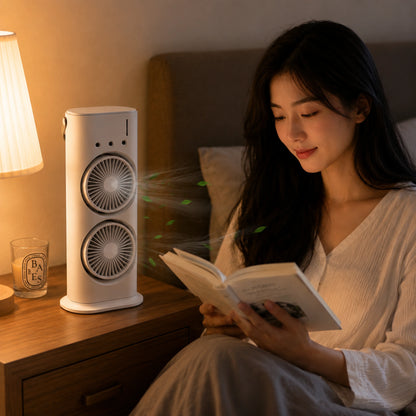 Double-Ended Spray Water Mist Fan