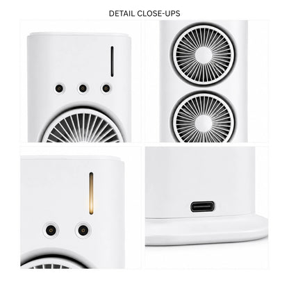 Double-Ended Spray Water Mist Fan