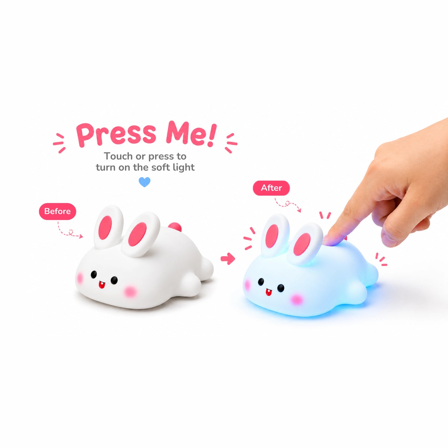 Silicon Rabbit Lamp