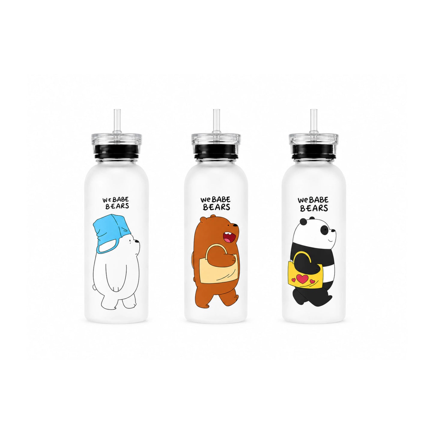 Bare Bears Panda Water Bottle 1000ml